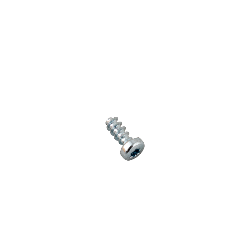 Vis plastique 2.5mm x 6mm PAN TX8 BZP