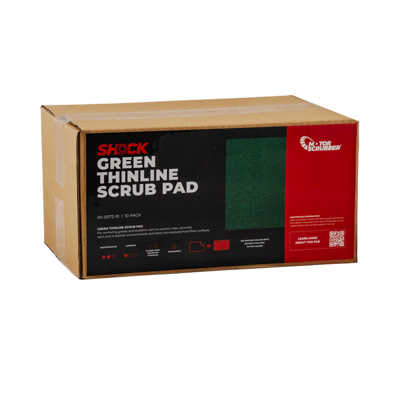 Tampons à récurer verts Thinline (paquet de 10)